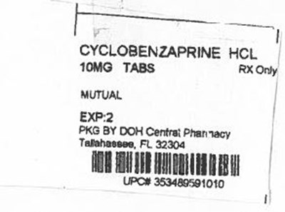 Principal Display Panel (10 mg Bottle Label)